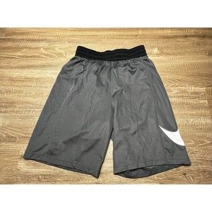 Nike Men's Big Swoosh Basketball Shorts Size Small Gray Dri-Fit
